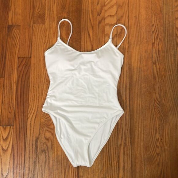 Andie The Amalfi One Piece LT Swimsuit White Size S Tall NWT long torso‎ - Picture 3 of 7